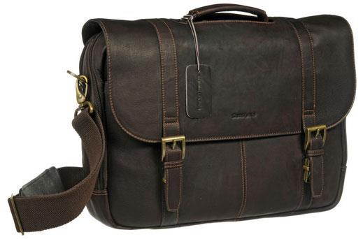 Samsonite Columbian Leather Flapover Laptop Case