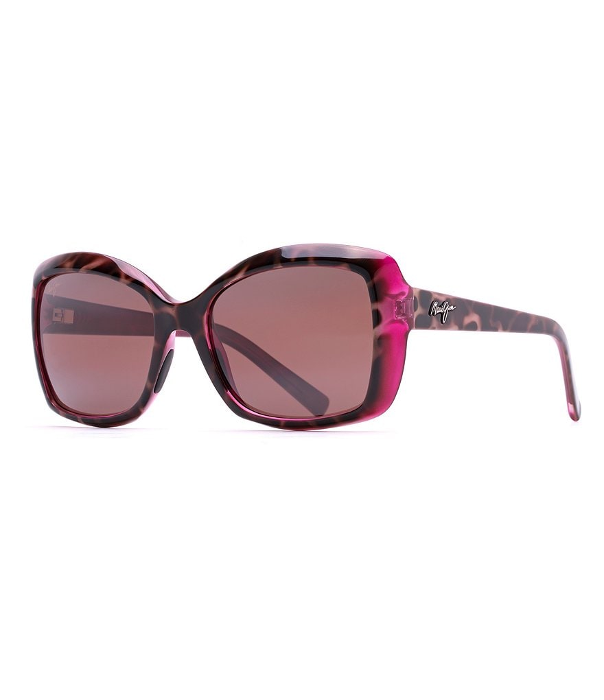Maui Jim Orchid PolarizedPlus2&reg; Round 56mm Sunglasses