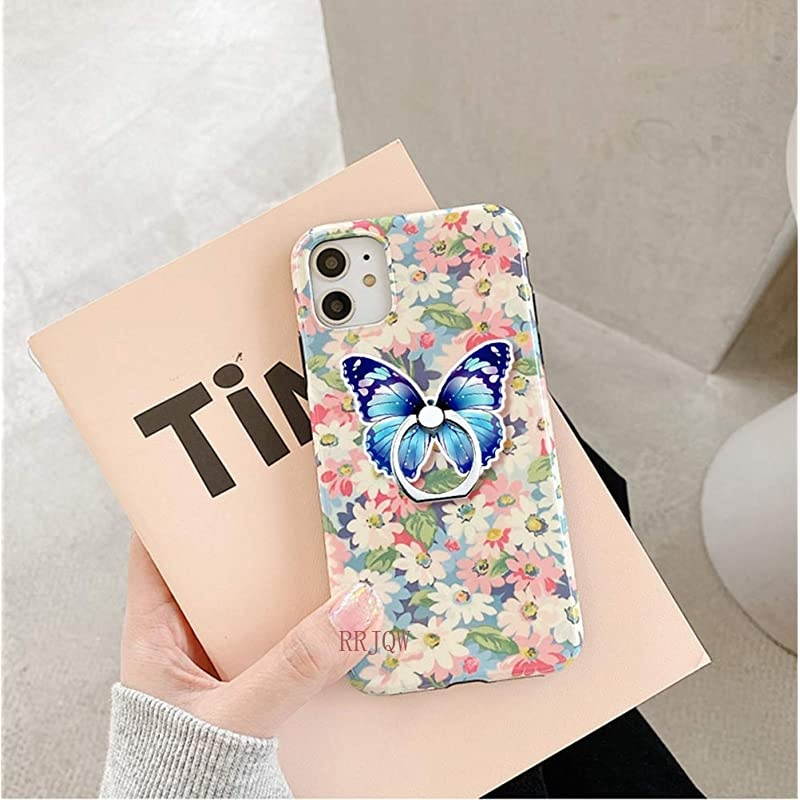 Ring Holder Stand,Butterfly Ring Stand Holder 360 Rotation Finger Ring Grip Stand for Cellphones,Smartphones and Tablets