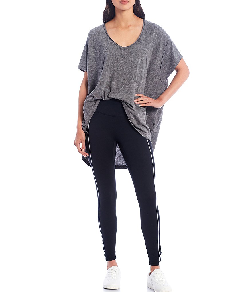 Free People FP Movement City Vibes Oversized Fit Cotton Blend Tee