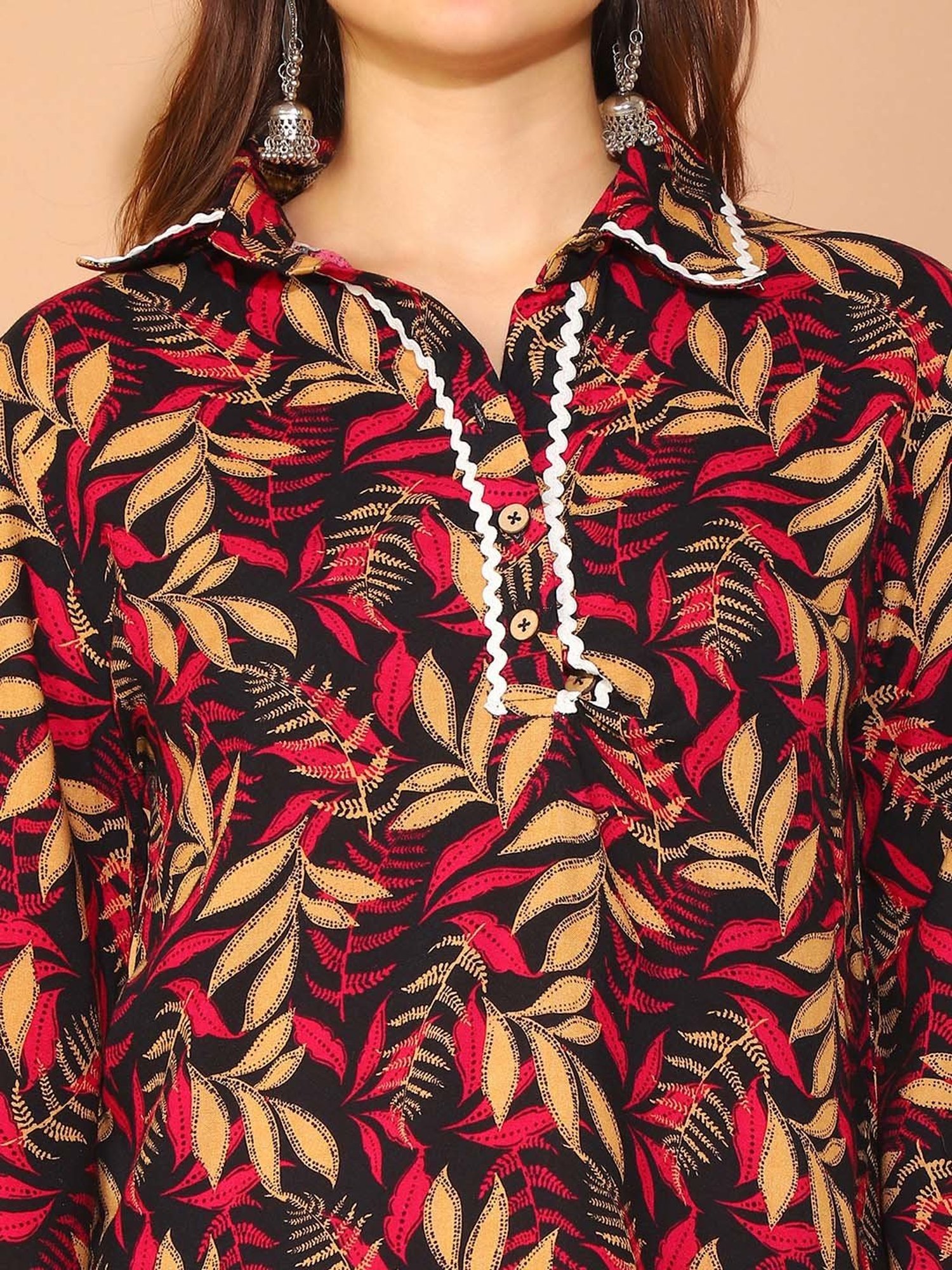 Moms Maternity Black Tunic Palazzo Set