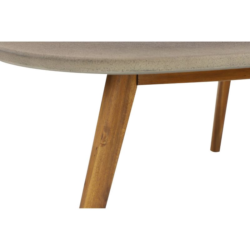 Manteo 70" Rectangular Outdoor Patio Fire Pit Table Light Gray - Modway