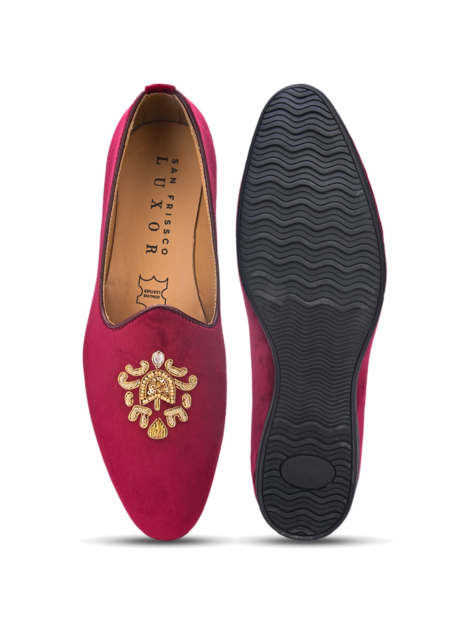 San Frissco Men's Maroon Casual Loafers