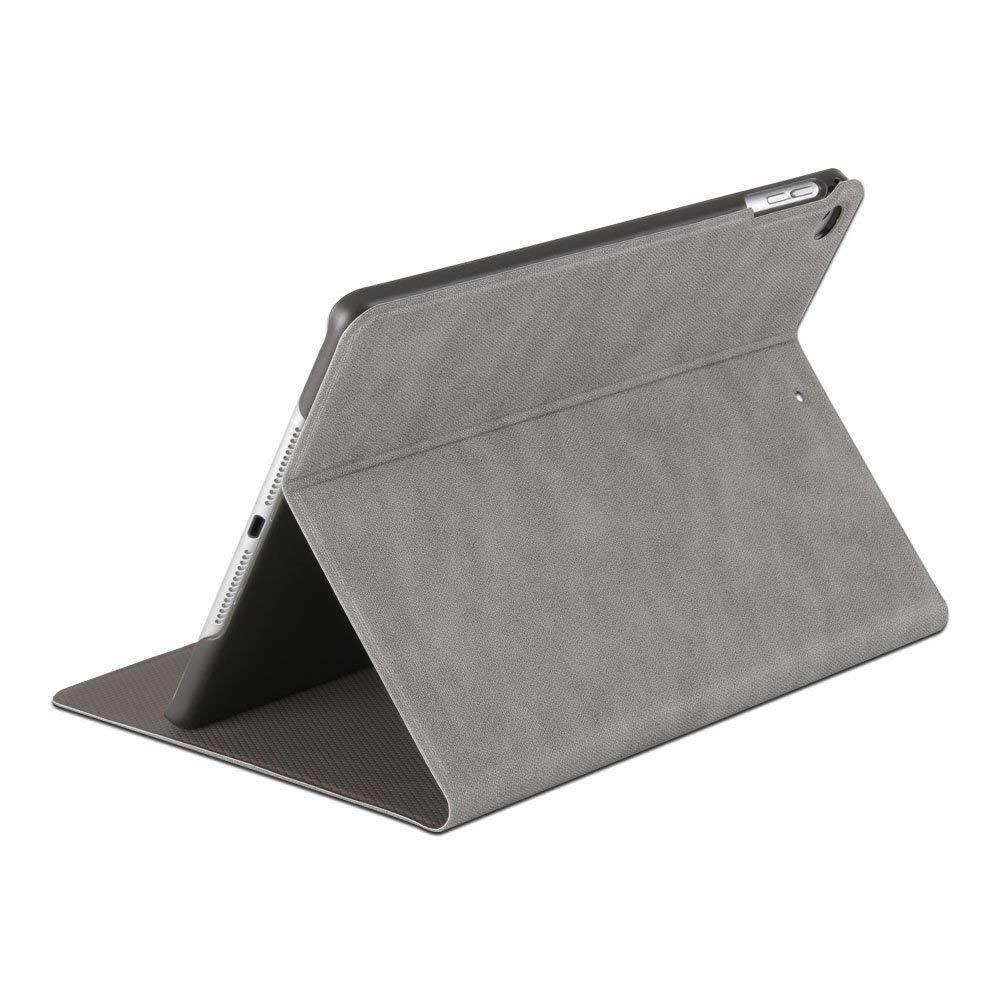 DuraSafe Case for iPad 4 / iPad 3 / iPad 2 - 9.7 Inch Case( A1458 / A1459 / A1460 / A1403 / A1416 / A1430 / A1395 / A1396 / A1397 ) Slim Fit Folio Smart Shell [ Auto Sleep/Wake ][ Deer Pattern- Gray ]