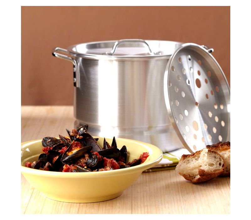 Imusa 20qt Tamale/Seafood Steamer with Rack & Lid