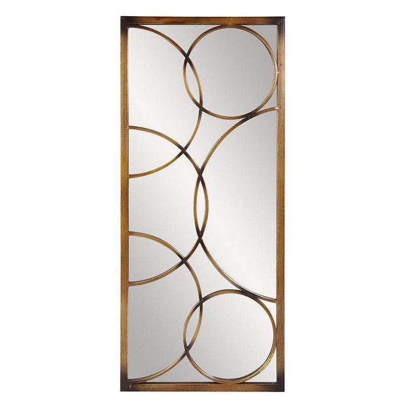 Rectangle Brittany Decorative Wall Mirror Brown - Howard Elliott