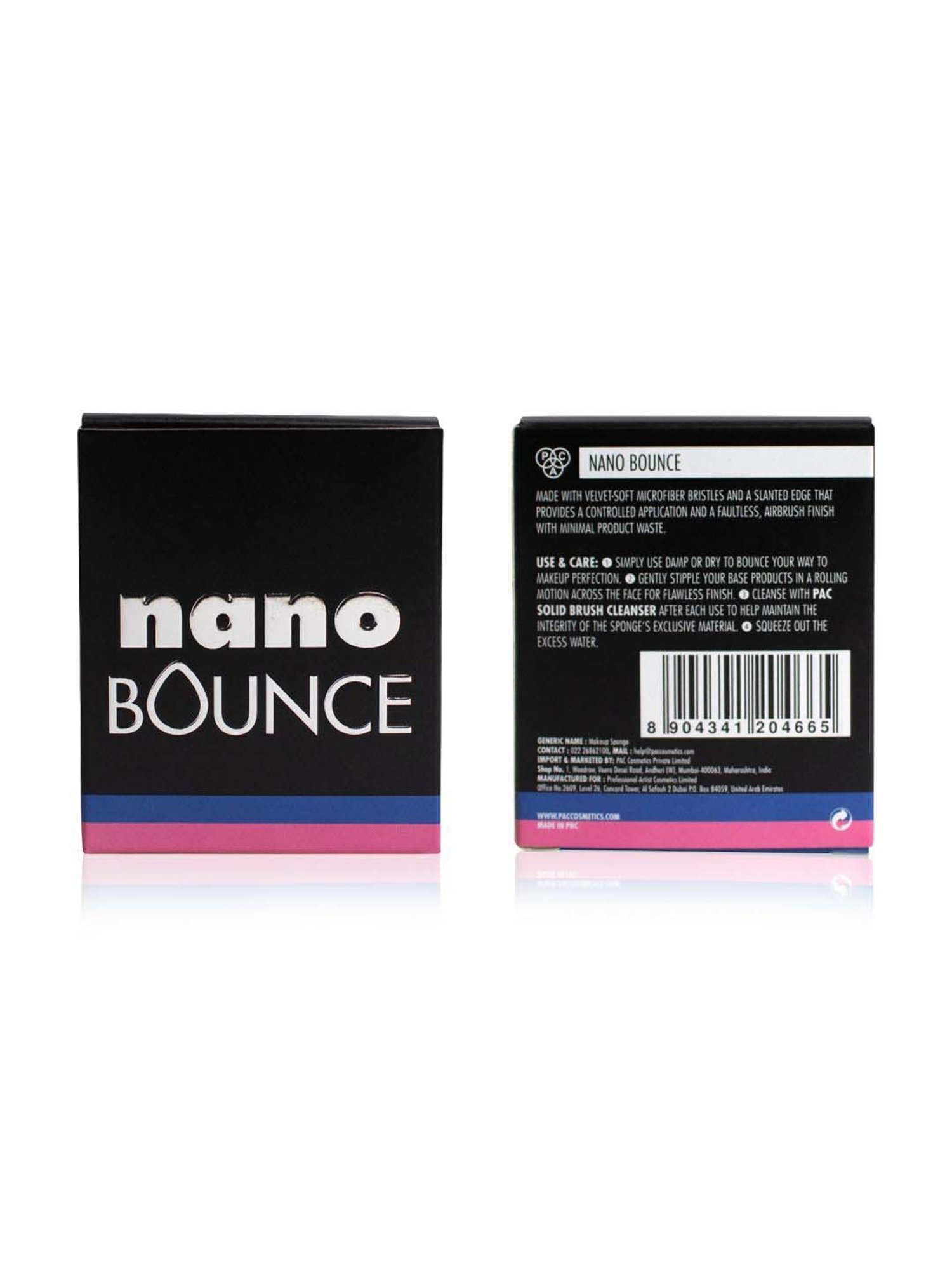 PAC Nano Bounce Water Drop Cut, Olive Cut Blue & Pink - 2 Pcs