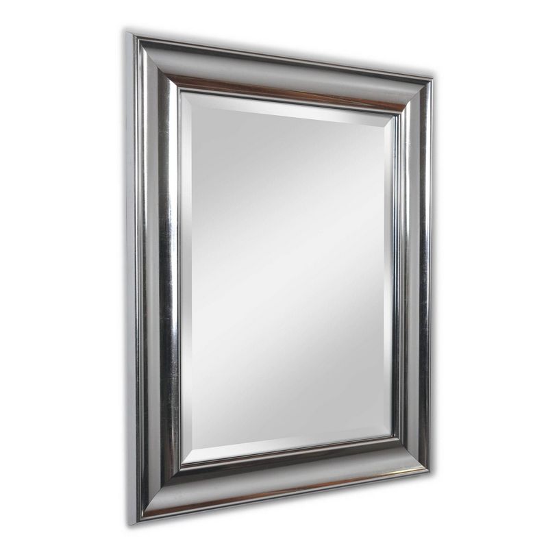 21" X 27" Concert Beveled Glass Wall Mirror Silver - Alpine Art & Mirror