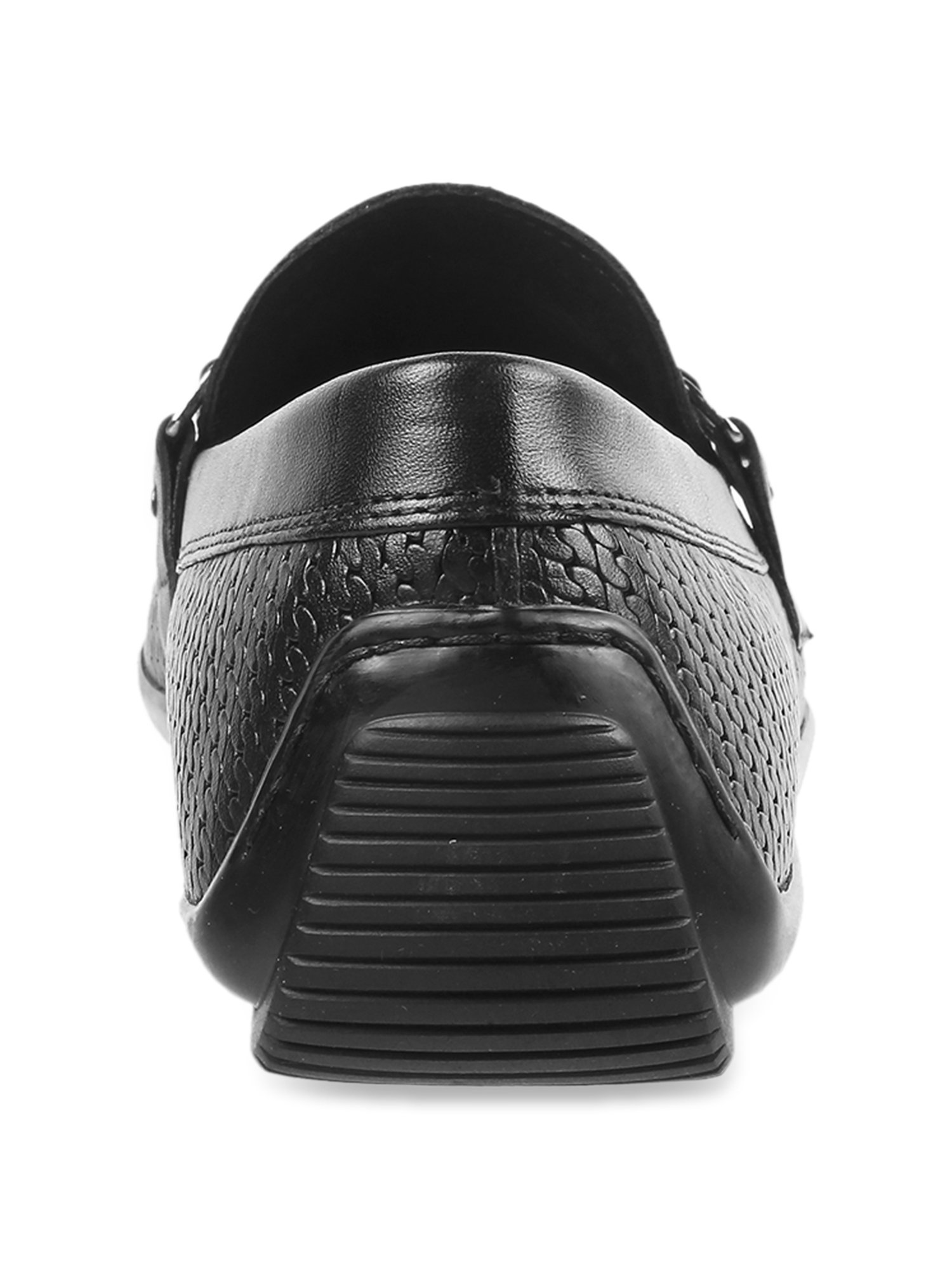 J. Fontini by Mochi Men's Black Casual Loafers