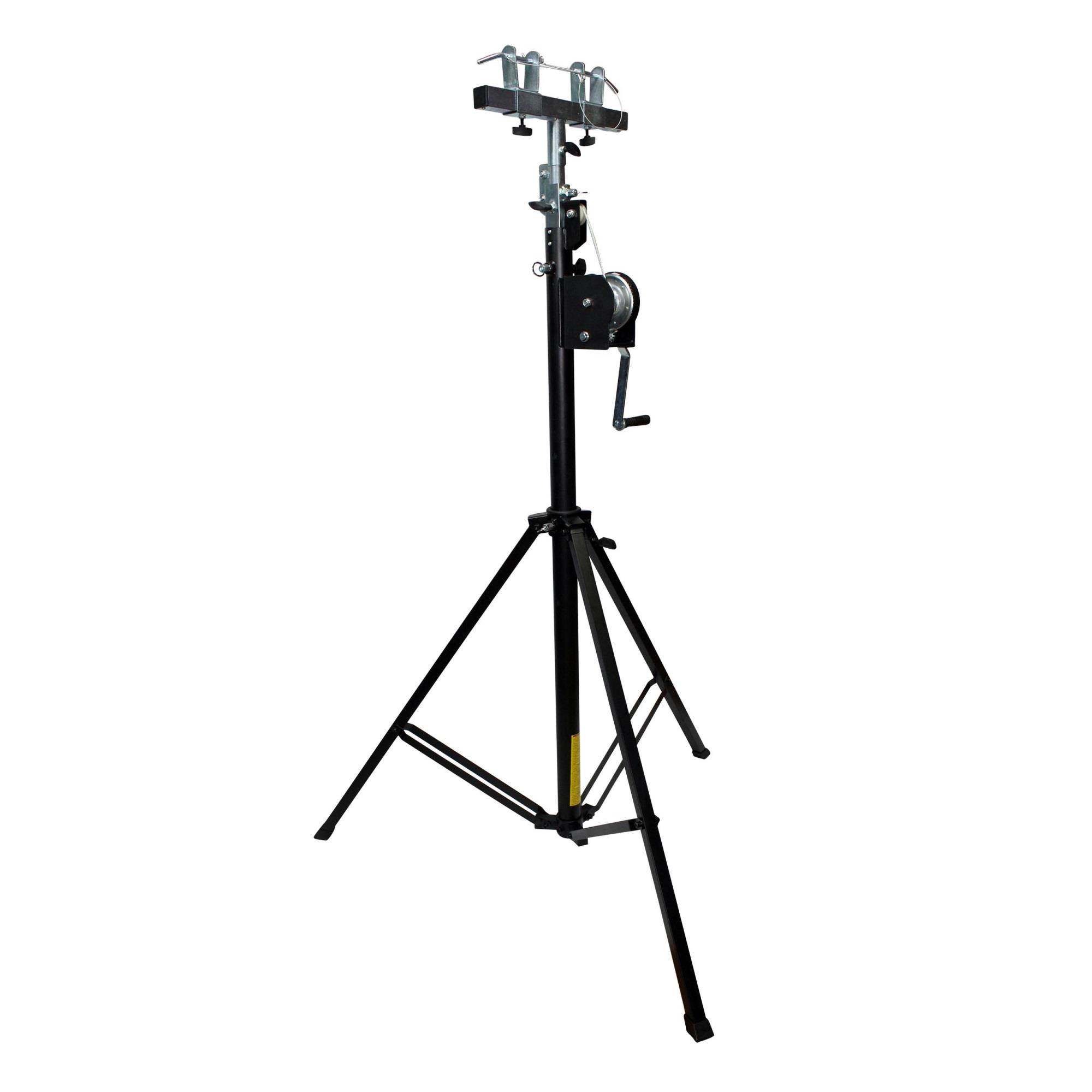 14 Ft Lighting Crank Truss Stage Stand Includes T-Adapter Truss Mount  200 Lb. Capacity