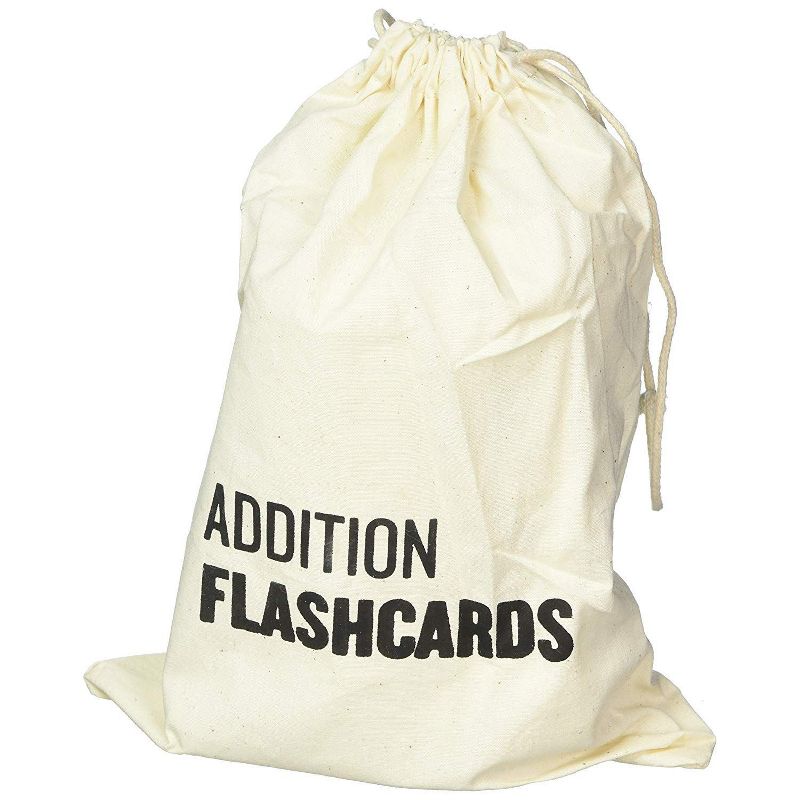 169-Count Kids Math Flashcards, 0-12 Addition Flash Cards with Rings & Carrying Pouch, 1st 2nd Grade Counting Game, 2.7 x 5 inches