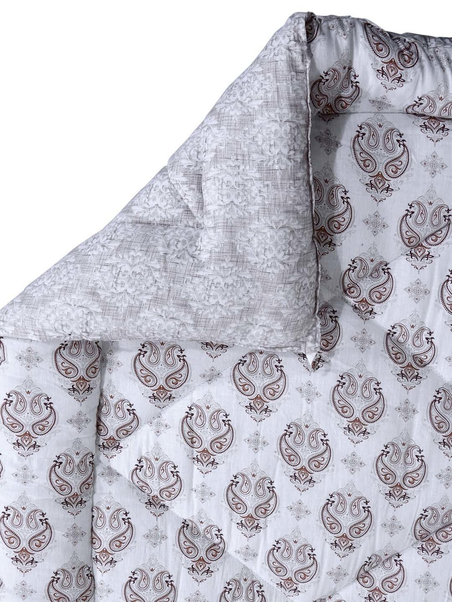 Klotthe Mild Winter Brown Fiber 600 GSM Double-Sized Quilt