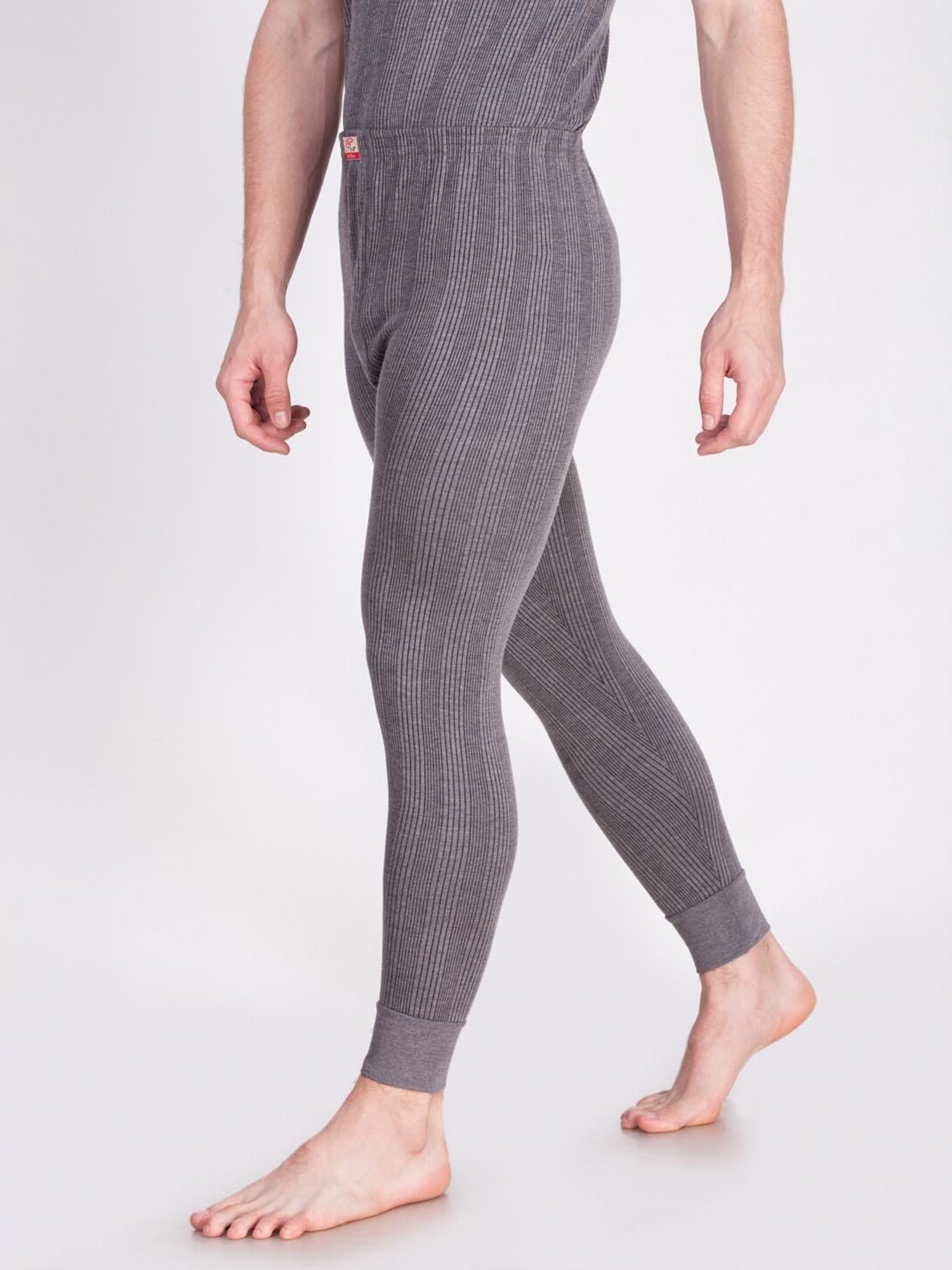 Dollar Smoke Grey Striped Thermal Bottom