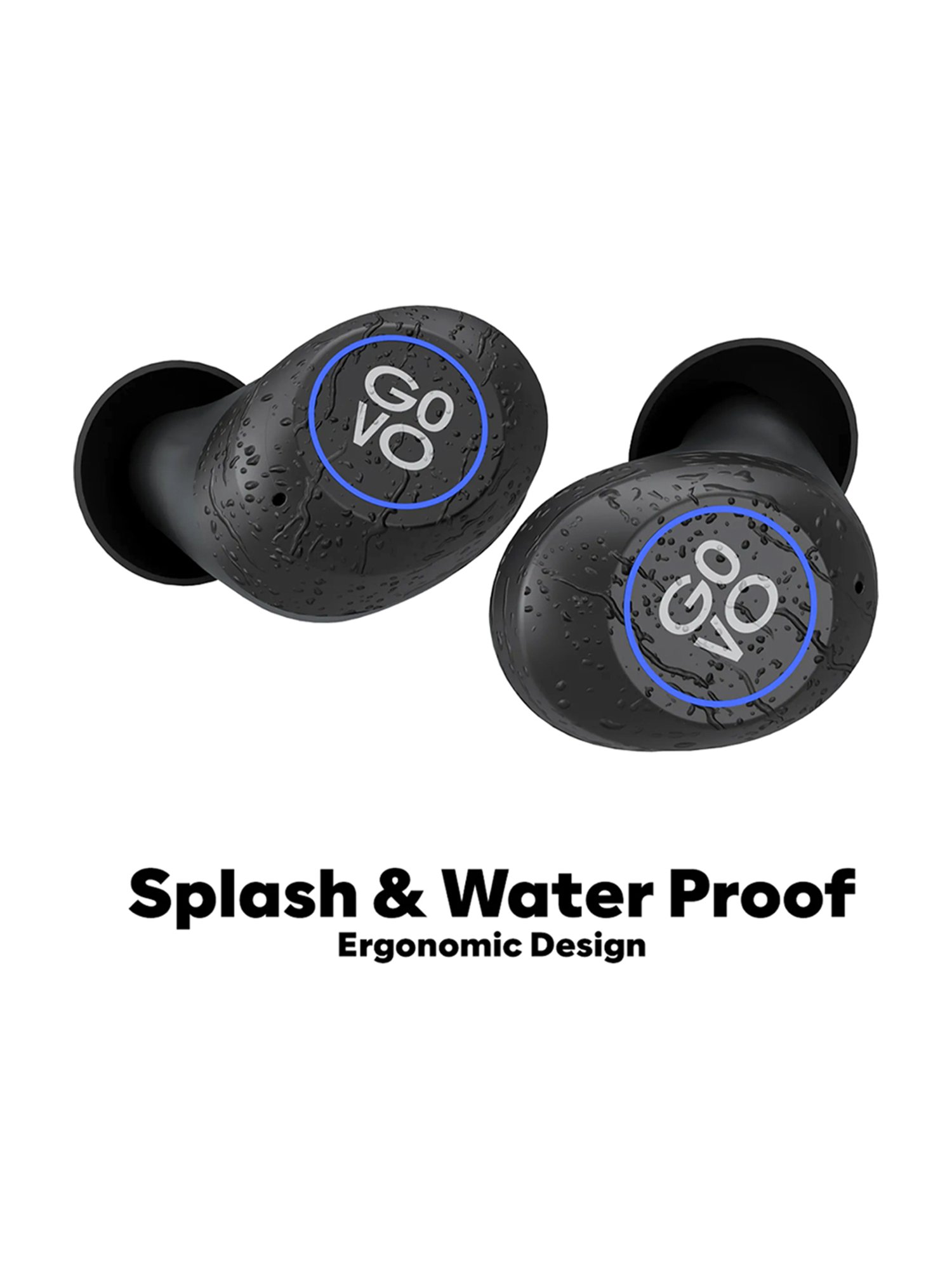 GOVO GoBuds 410 In Ear BT Earbuds with IPX5 Water Resistant & Upto 20H Playtime (Black, Wireless)