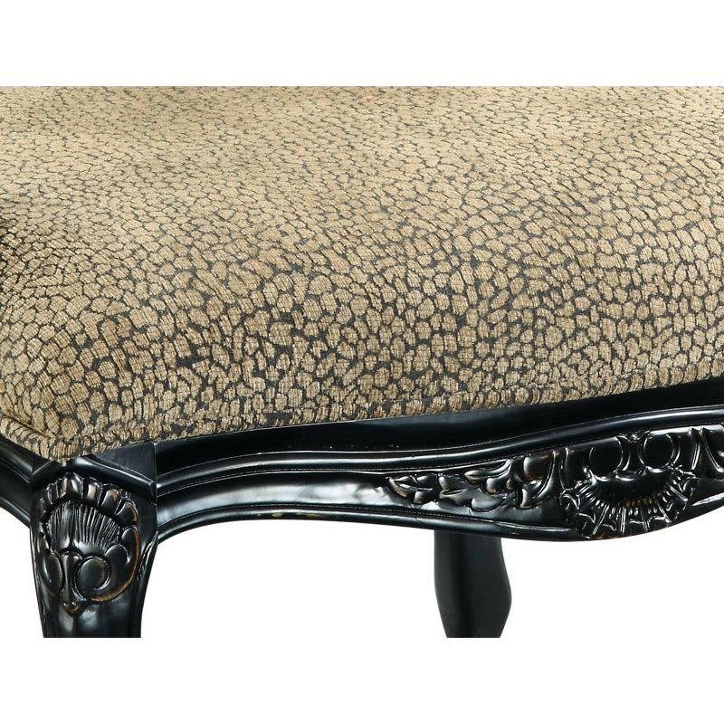 Cabriole Accent Chair Brown - Treasure Trove Accents