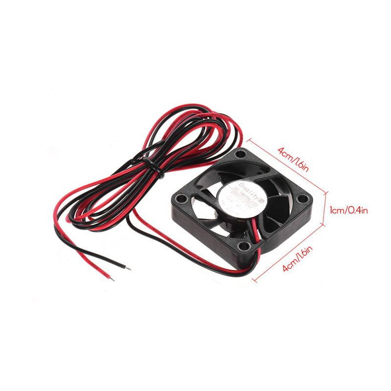 Creality 3D 4010 Brushless Cooling Fan 40 * 40 * 10mm 24V DC with Ball Bearing for Ender 3 3D Printer Extruder