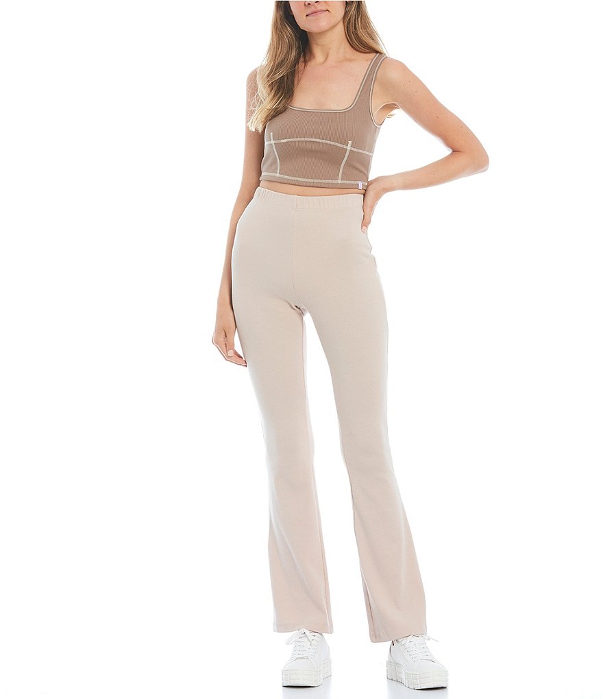 GB Coordinating Knit Contrast Stitch Bra Top