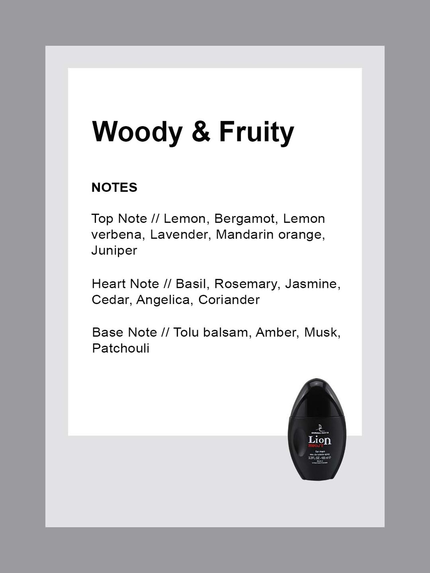 Dorall Collection Lion Heart Eau de Toilette for Men - 100 ml