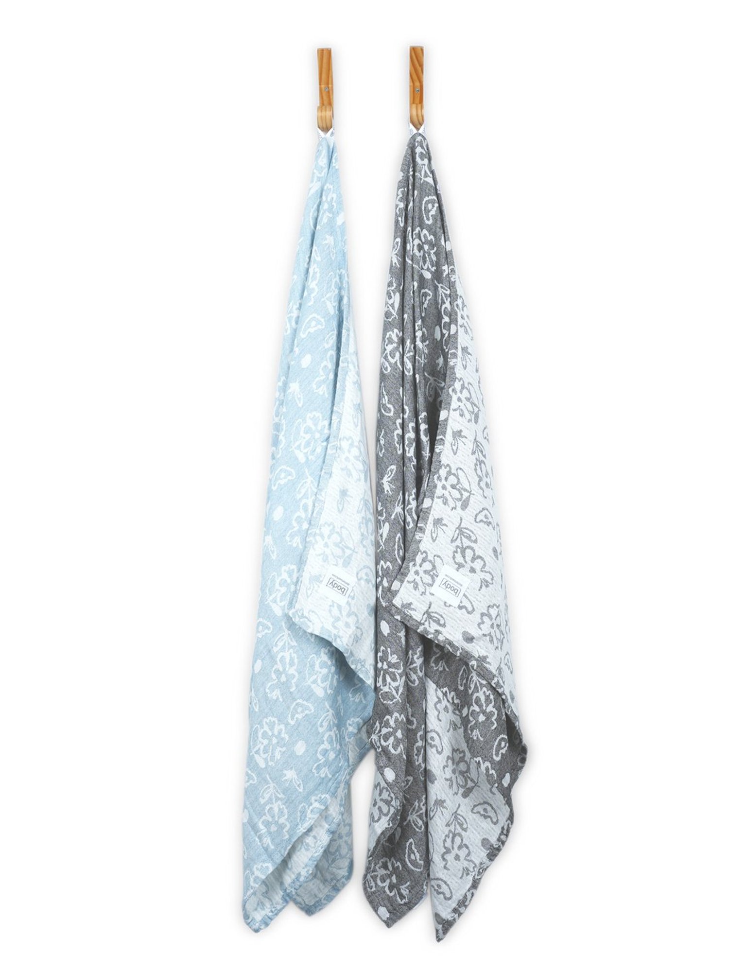 Doctor Towels Blue Banana Viscose Towel Set -Pack of 2