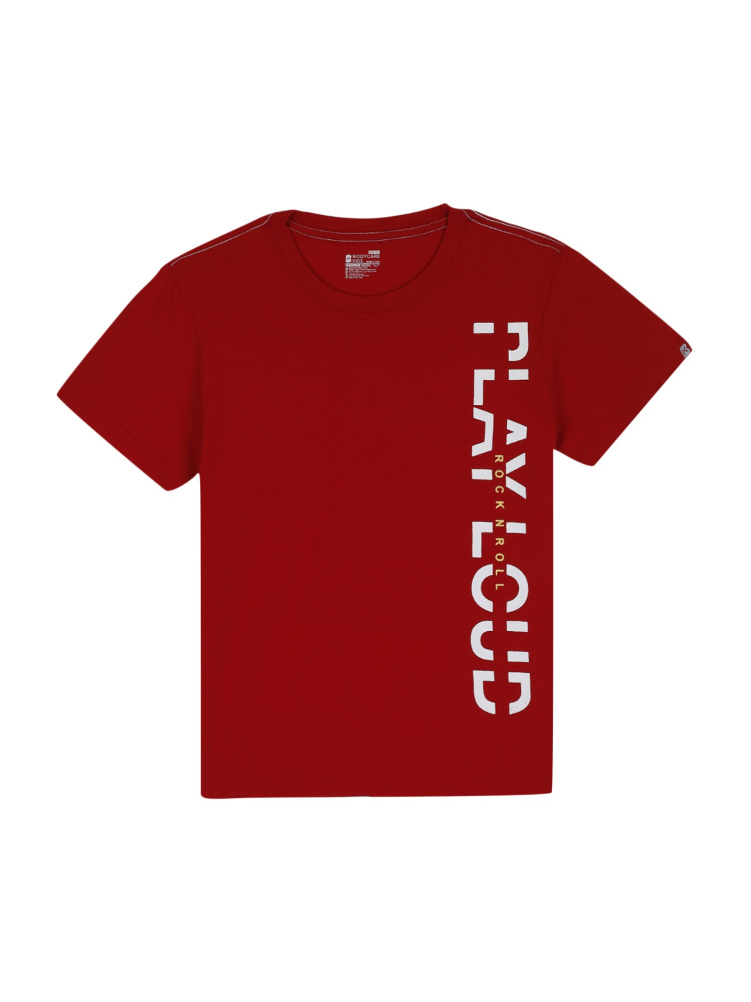 Bodycare Kids Red & Royal Blue Cotton Printed T-Shirts - Pack of 2 (Antiviral Collection)