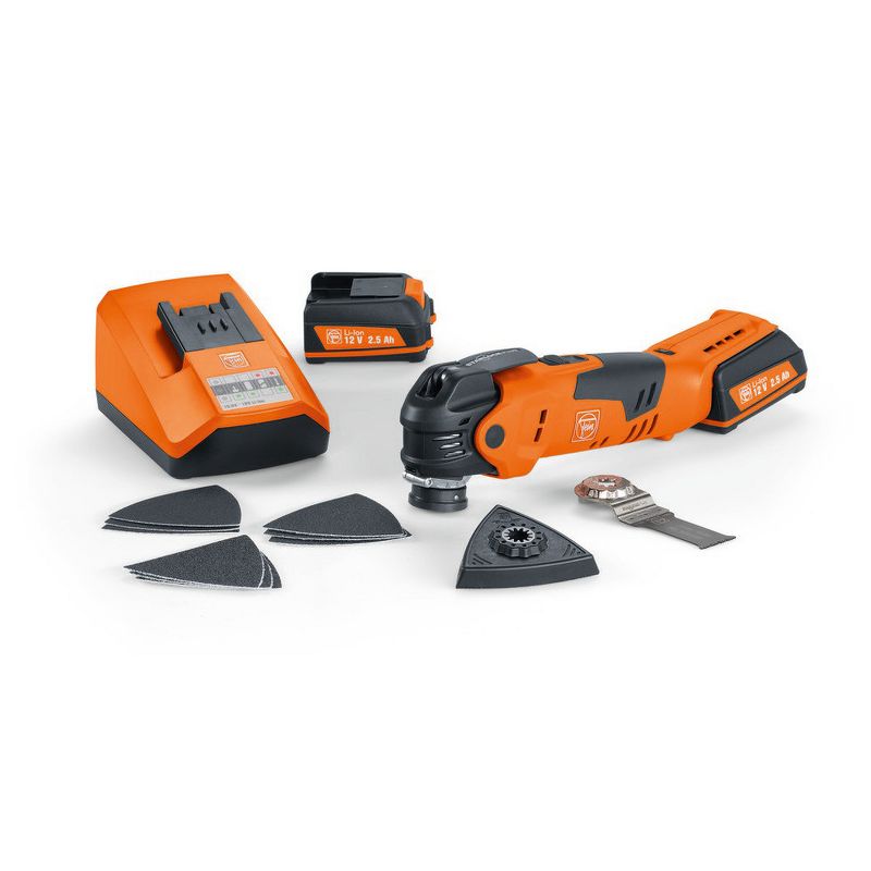 Fein AFMT 12 QSL MultiTalent 12V 2.5 Ah Lithium-Ion Oscillating MultiTool