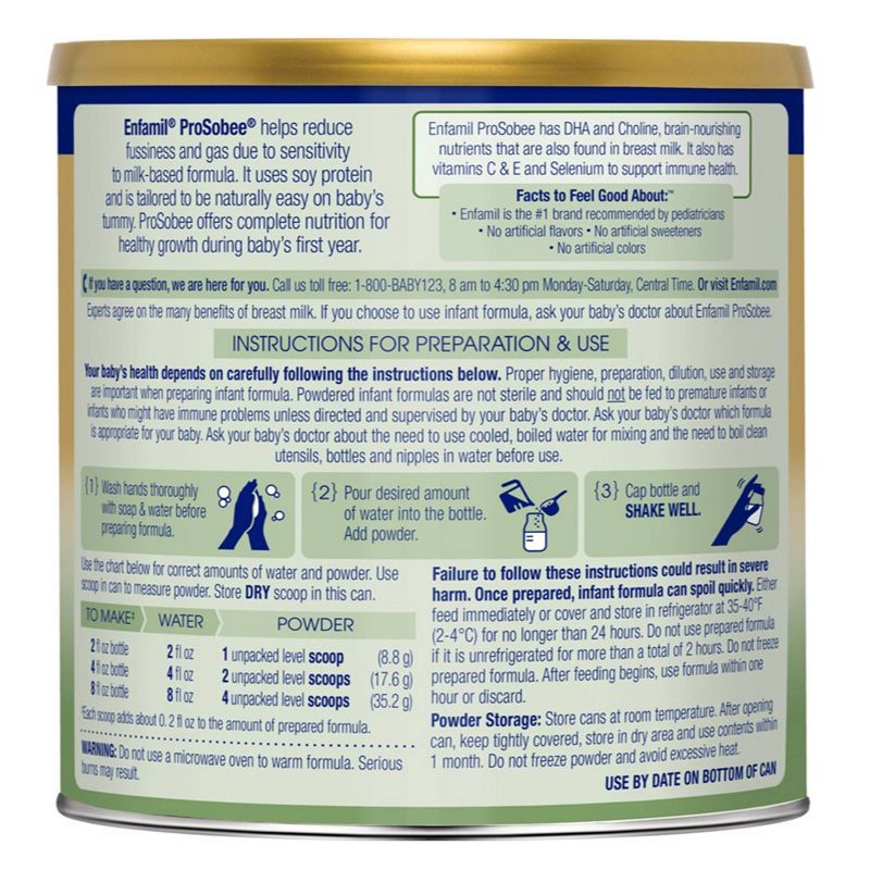 Enfamil ProSobee Soy Infant Formula Powder - 20.9oz