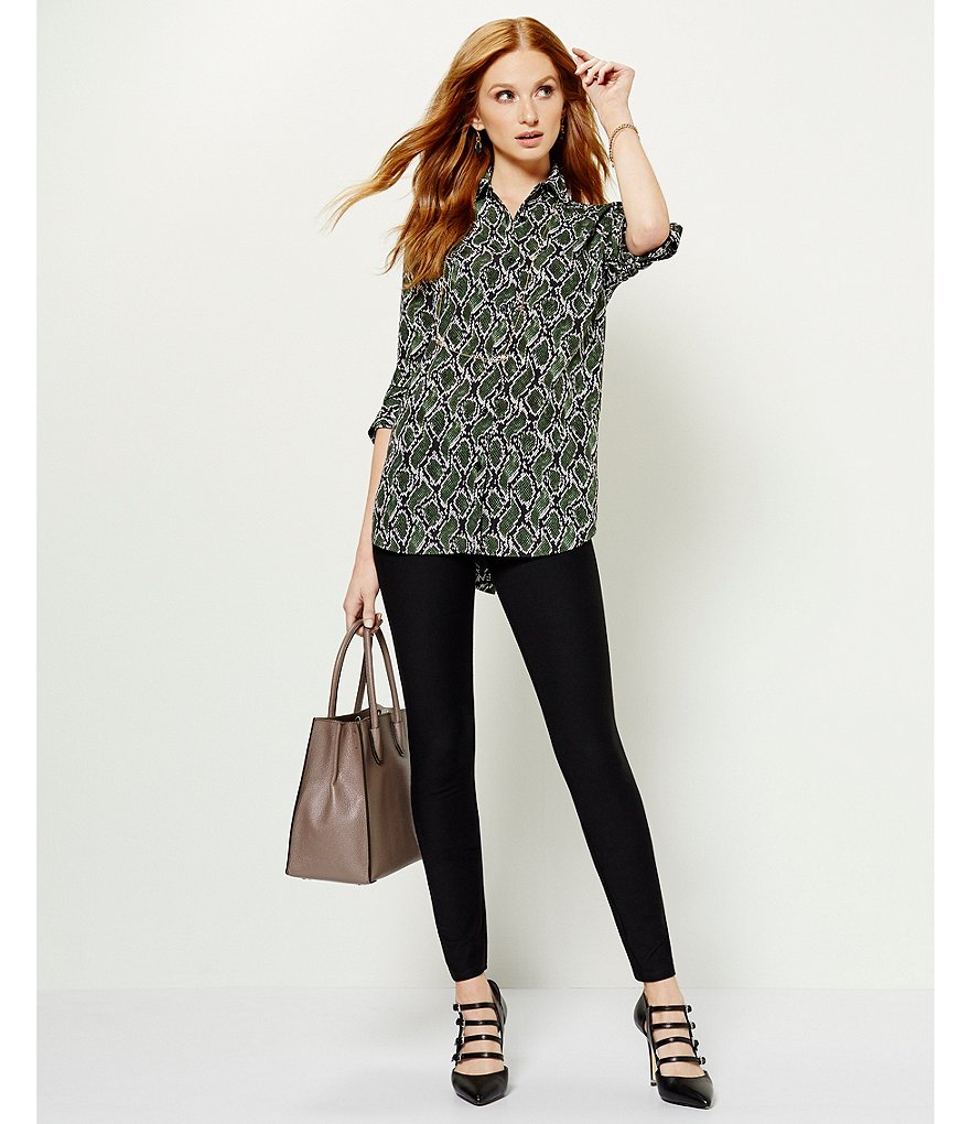 MICHAEL Michael Kors Stretch Knit Twill Leggings