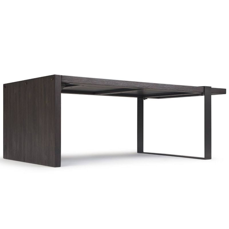 50" Franz Coffee Table Distressed Dark Brown - WyndenHall