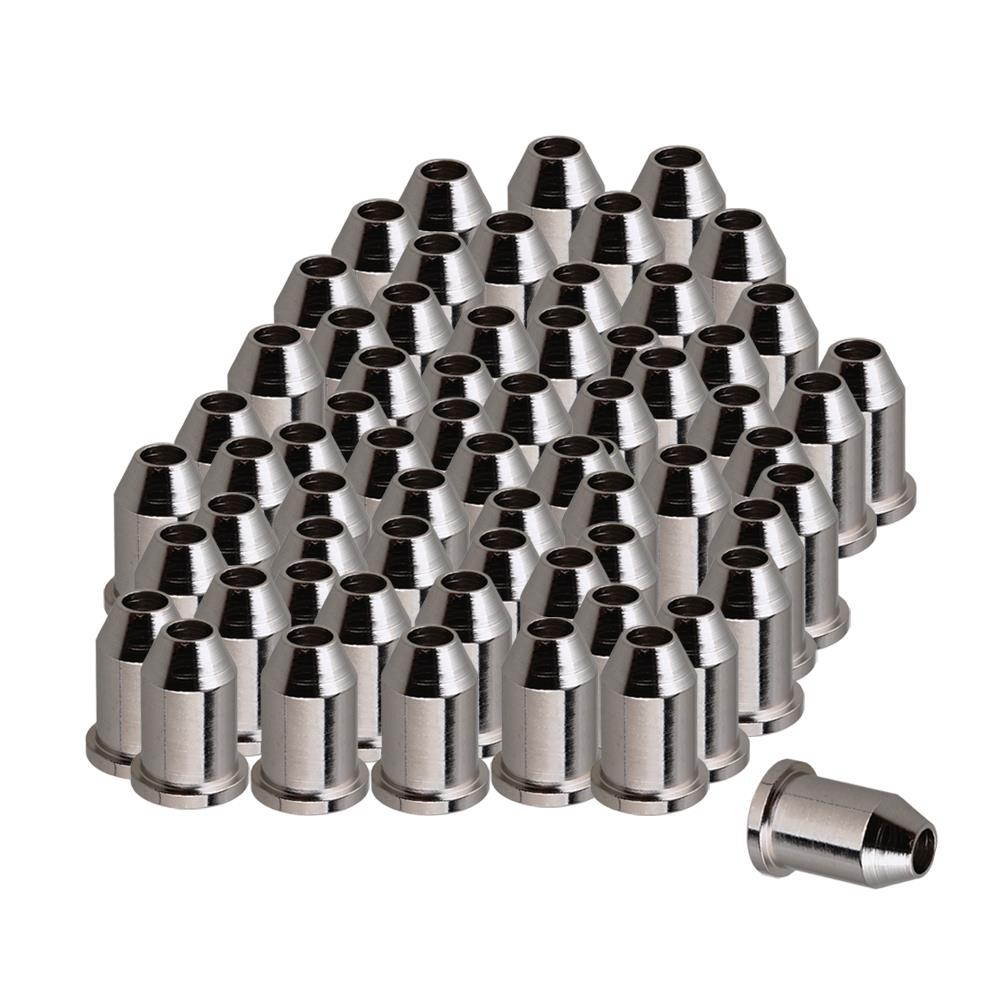 BQLZR Metal Through Body String Mounting Ferrules for Guitar Set of 60