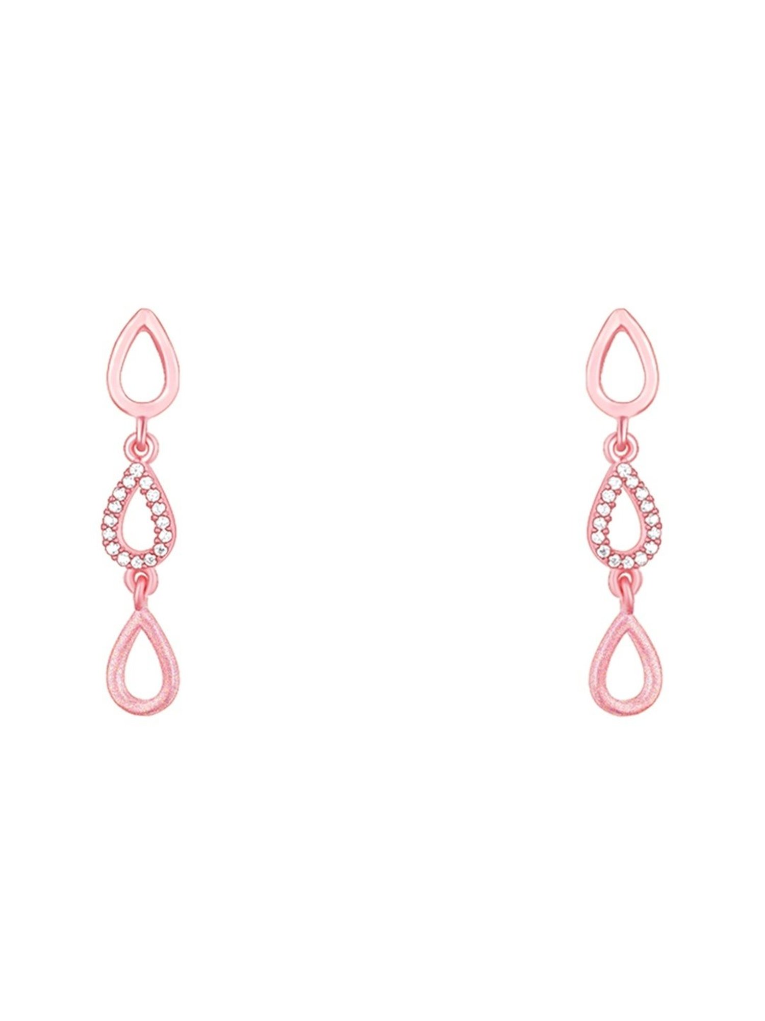 GIVA 92.5 Sterling Silver Marquis Drop Earrings for Women