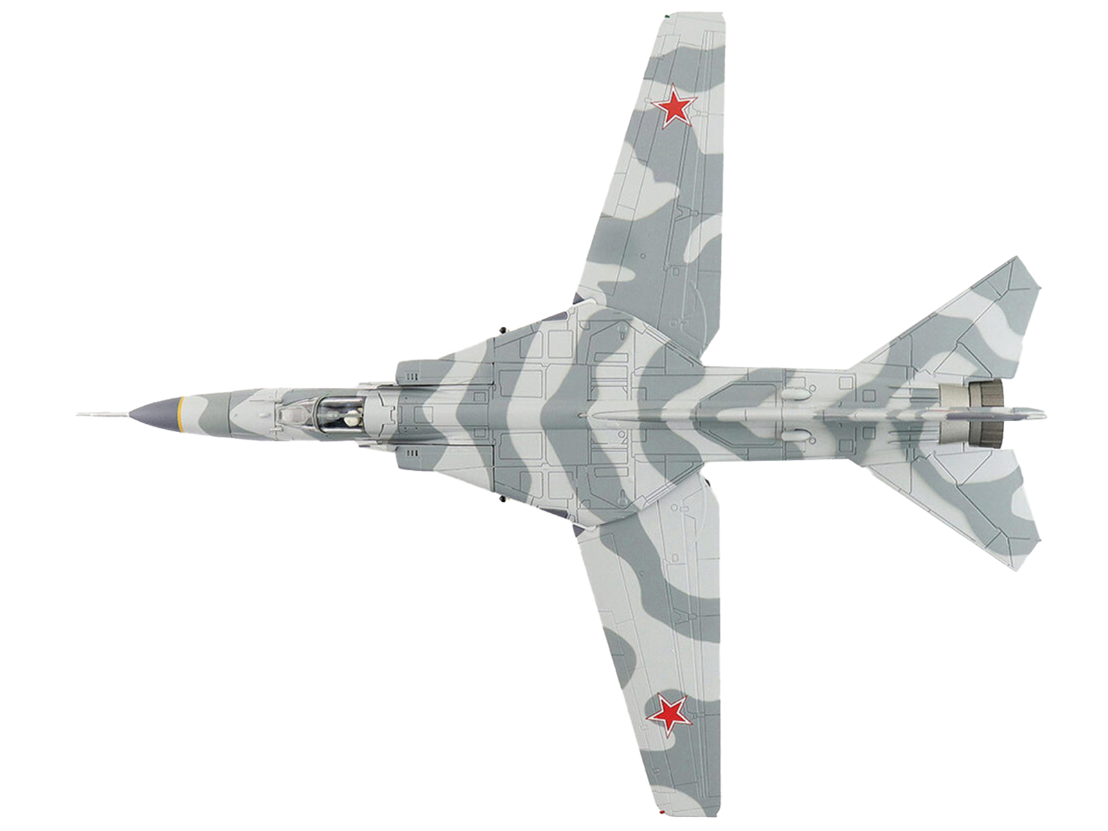 Mikoyan MIG-31K Foxhound D Interceptor Aircraft "Long Range Aviation Command" Russian Air Force "Air Power Series" 1/72 Diecast Model by Hobby Master