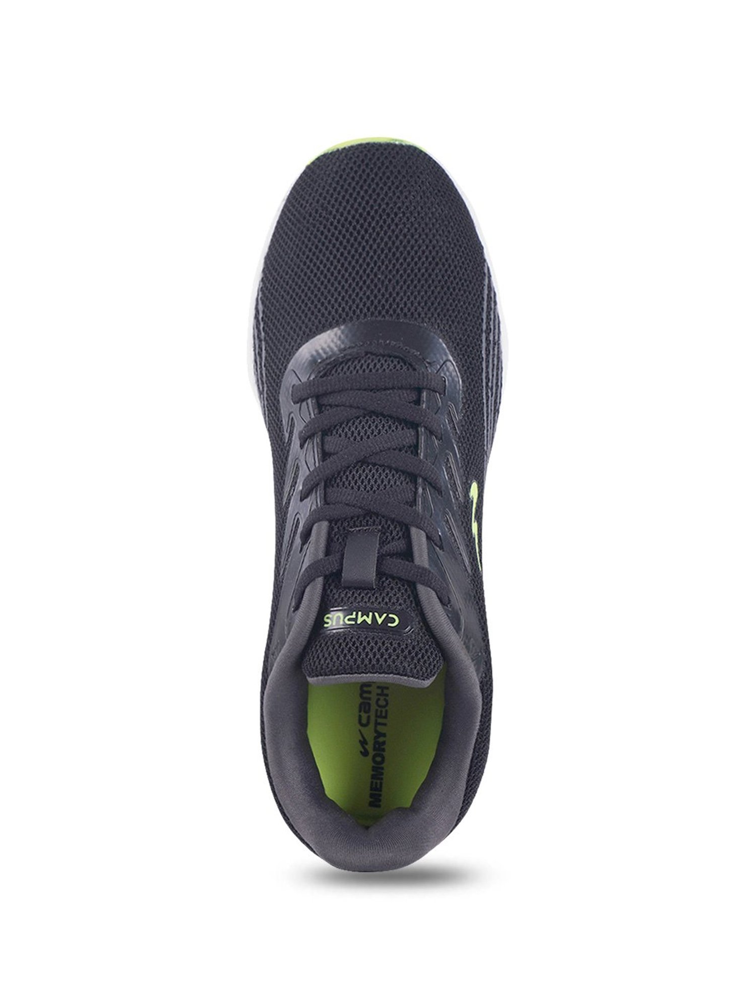 Campus Kids CAMP-FURRY Black Running Shoes