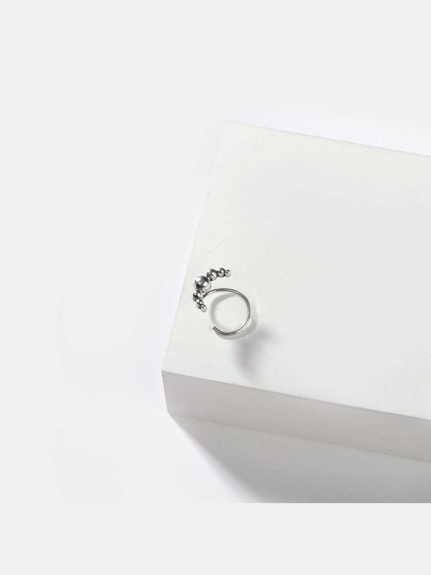 Shaya 92.5 Sterling Silver A Shooting Star Nosepin for Women