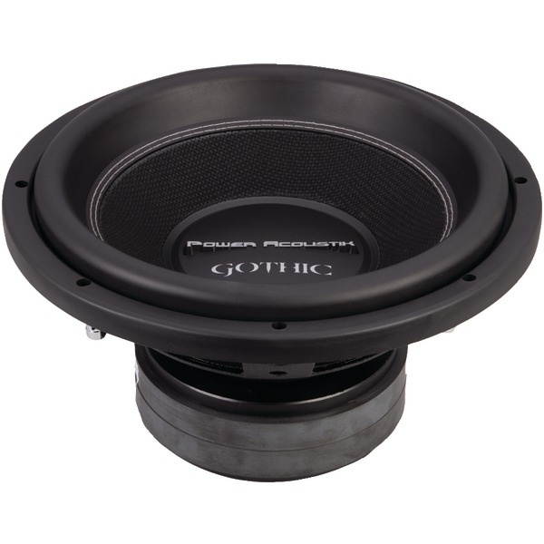 Power Acoustik(R) GW3-12 Gothic Series 2ohm Dual Voice-Coil Subwoofer (12", 2,500 Watts)