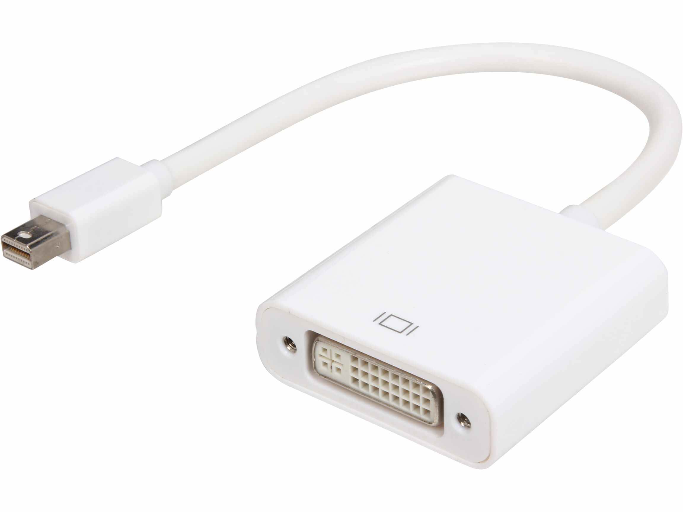 VCOM VC-MDP/DVI Mini DisplayPort M to DVI-D F White Adapter