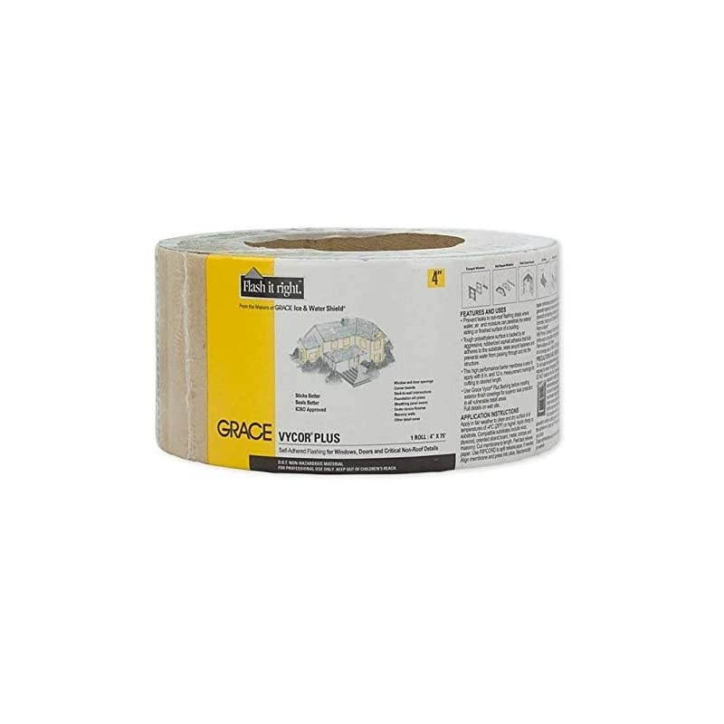 Plus SelfAdhering Flashing 4quot x 75 1 Roll