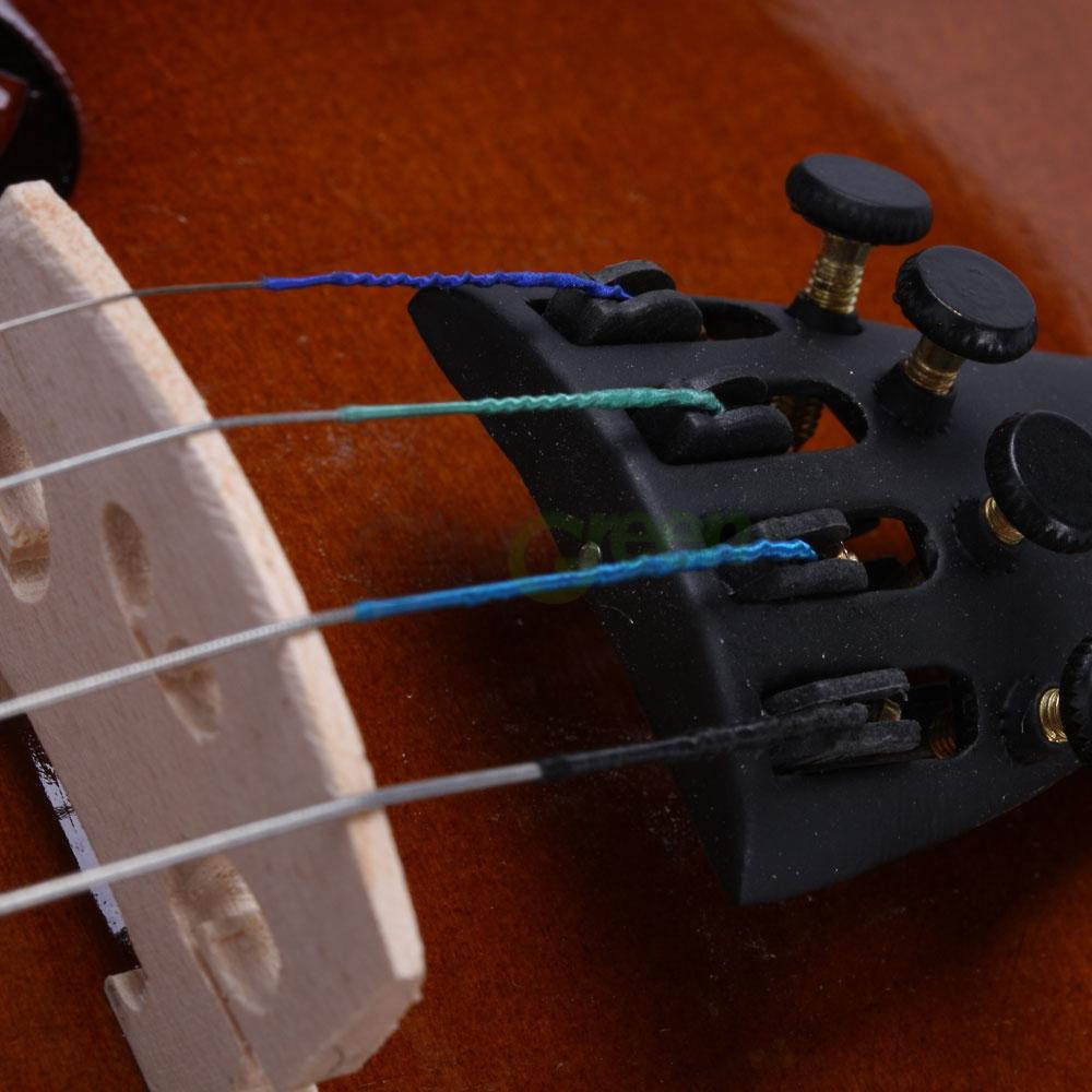 New Acoustic Violin 1/4 size Natural + Case+ Bow + Rosin for 6-8 years old Kids