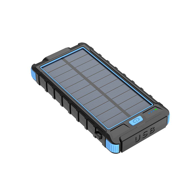 2021 the Lastest 8000mAh Solar Waterproof Power Bank With Dual USB SOS LED FlashLights Battery Pack For All Type Phones
