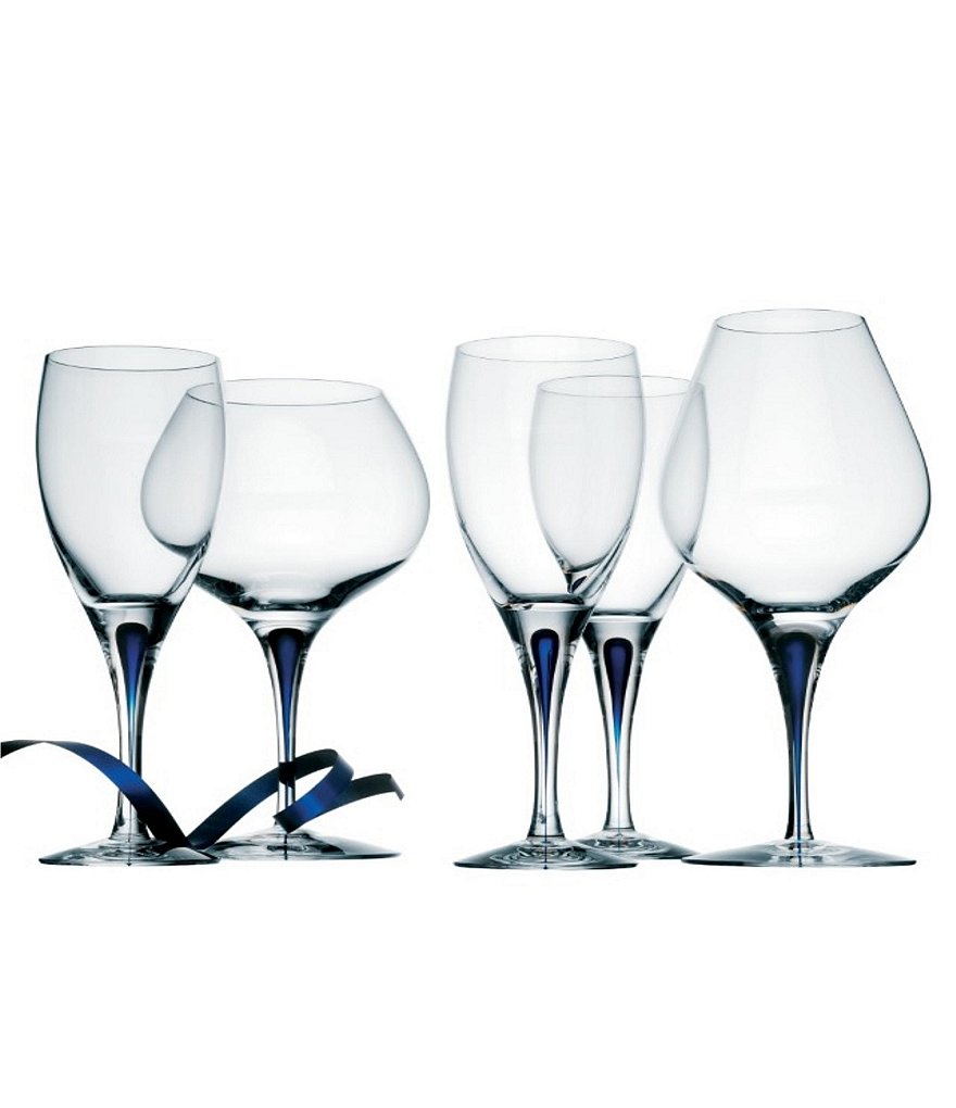 Orrefors Intermezzo Blue Claret Glass