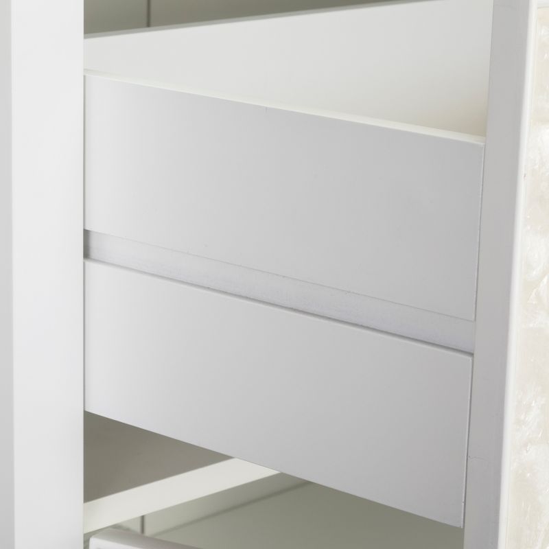 40" Durdle Accent Cabinet White - Elegant Home Fashions