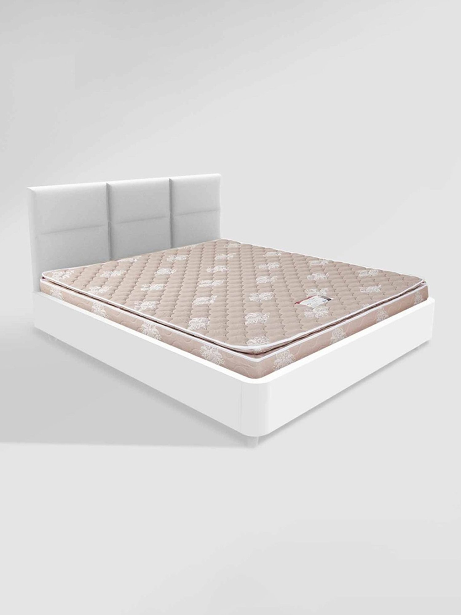 Godrej Interio Restomatic Beige Fabic King Pocket Spring Mattress