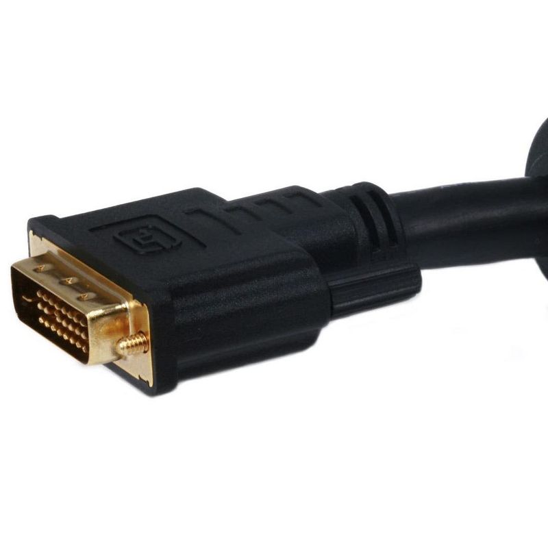 Monoprice DVI-D Cable - 35 Feet - Black | 24AWG CL2 Dual Link 9.9 Gbps