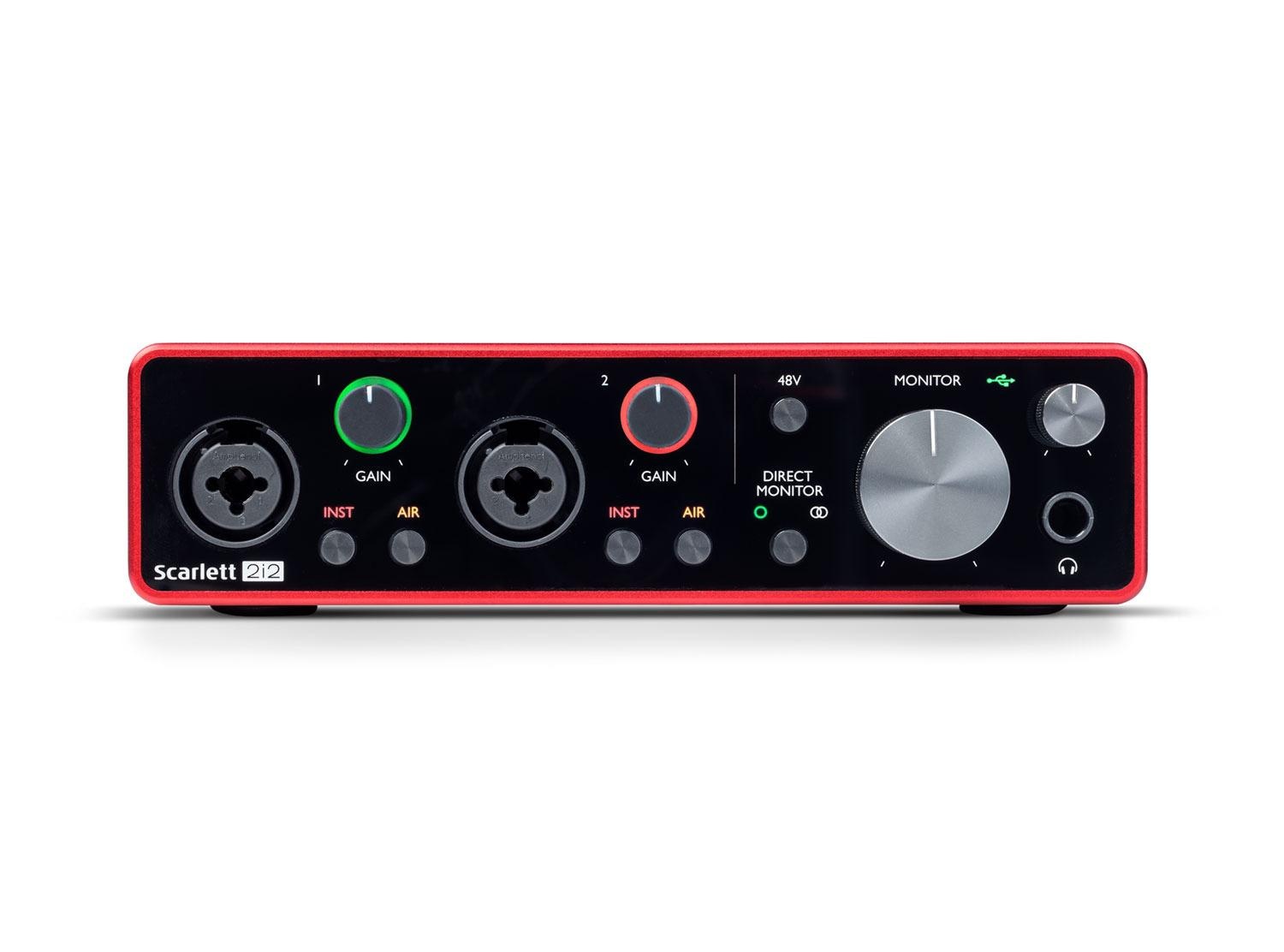 Focusrite Scarlett 2i2 3rd Generation Audio Interface