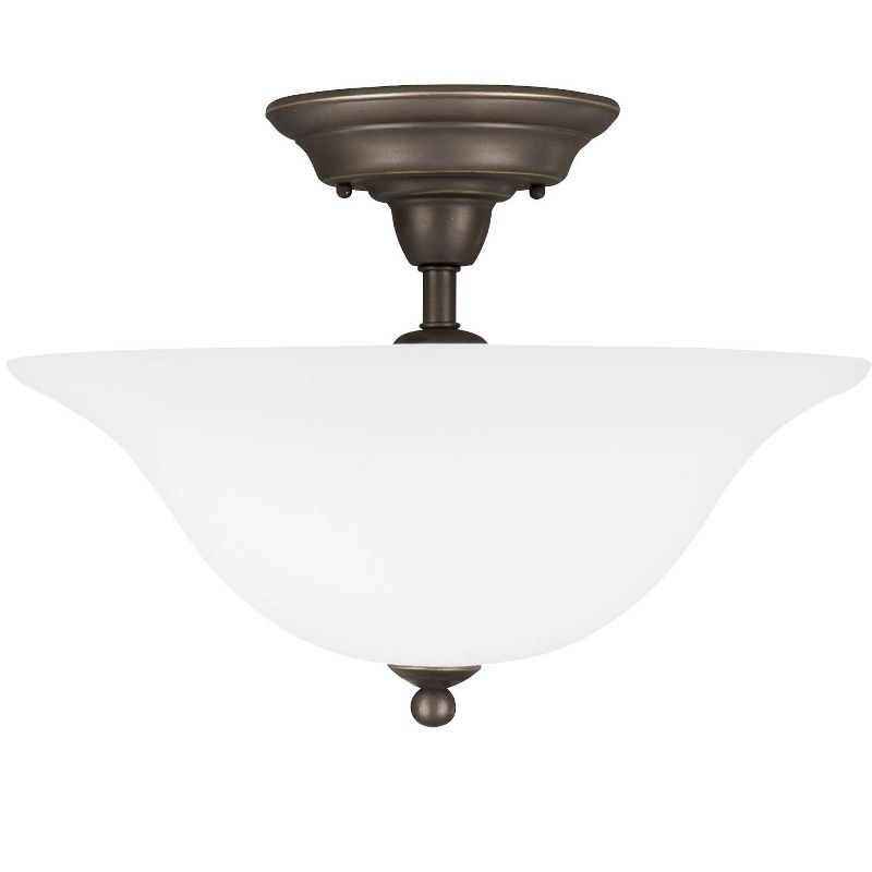 Generation Lighting Sussex 3 light Heirloom Bronze Ceiling Fixture 75061-782