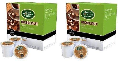 Green Mountain Coffee Hazelnut Decaf Keurig K-Cups 2 Box Pack