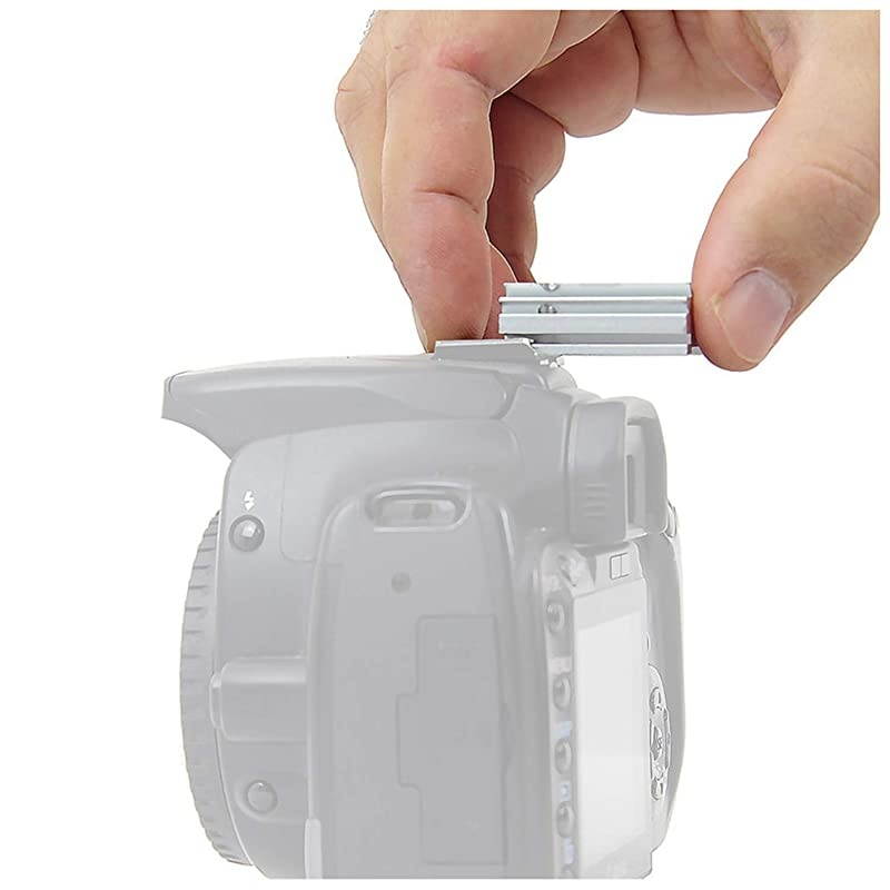 Silver Plate for The Flash Shoe of DSLR Cameras Mount The 1X40RD Reflex Red Green Dot Sight to DSLR Cameras