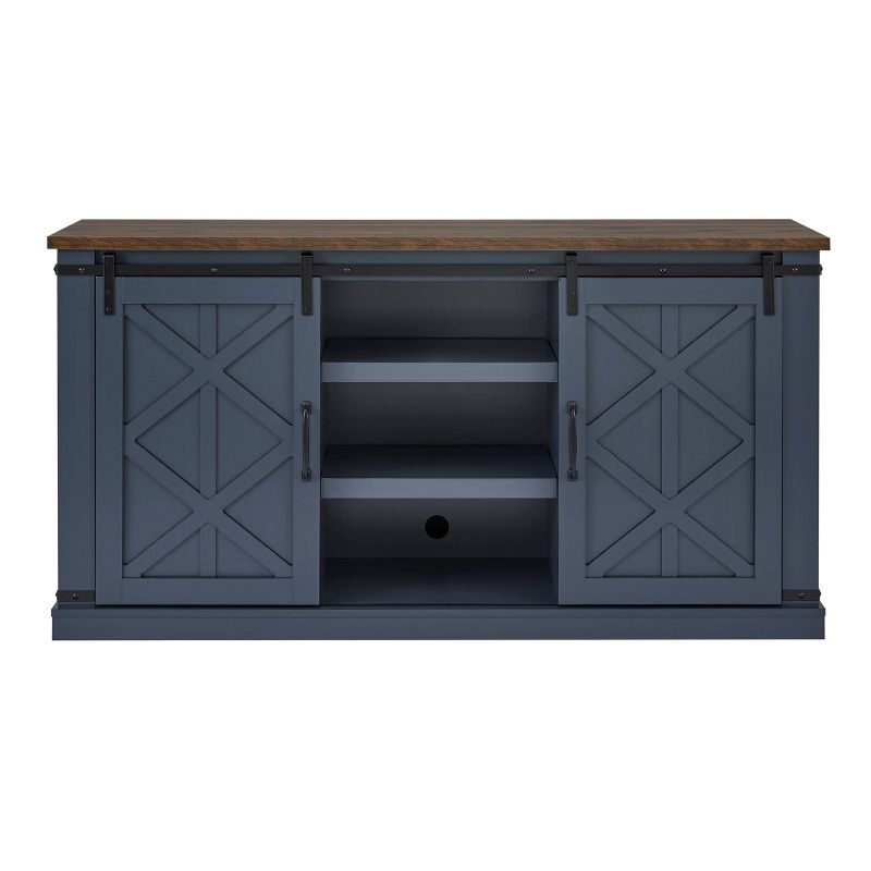 58" TV Stand for TVs up to 65" Navy - Home Essentials