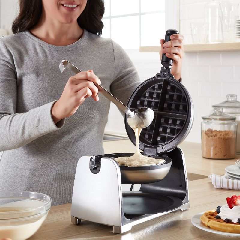 Oster DiamondForce Nonstick Flip Waffle Maker - Silver
