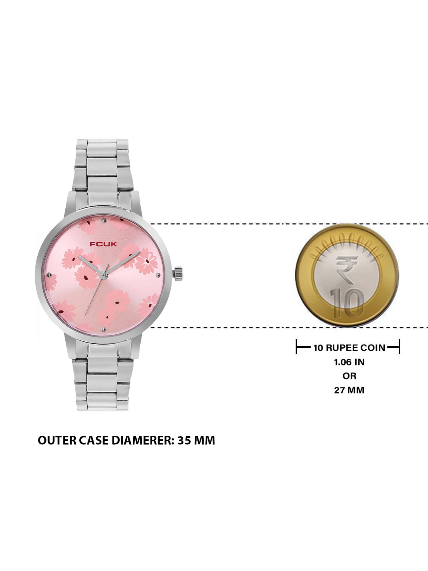 FCUK FK00022E SS23 Analog Watch for Women