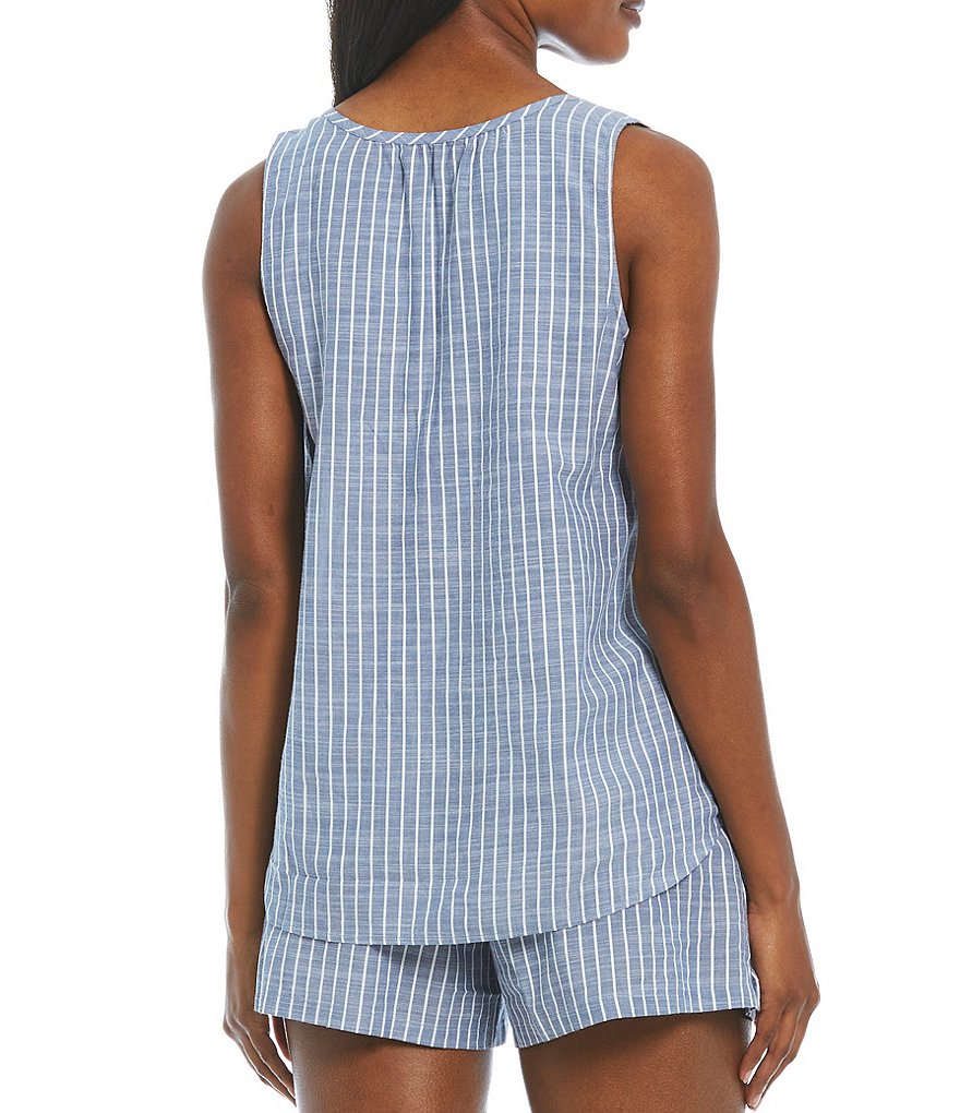 Nottibianche Dobby Striped Shelf Bra Sleep CoordinatingTank